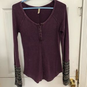 free people thermal long sleeve